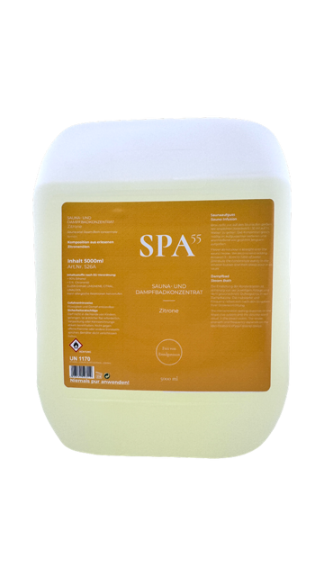 SPA55 Sauna-Dampfbad Konzentrat Zitrone 5L