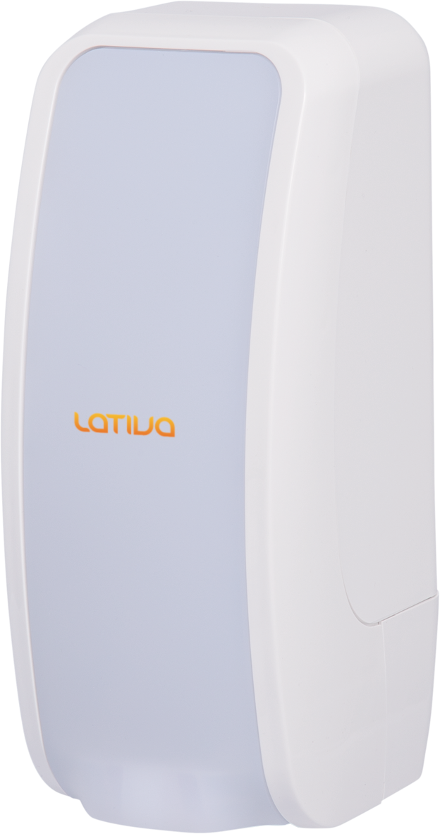 Lativa Set System Schaumseifenspender weiß + 6 Schaumkartuschen 1000ml