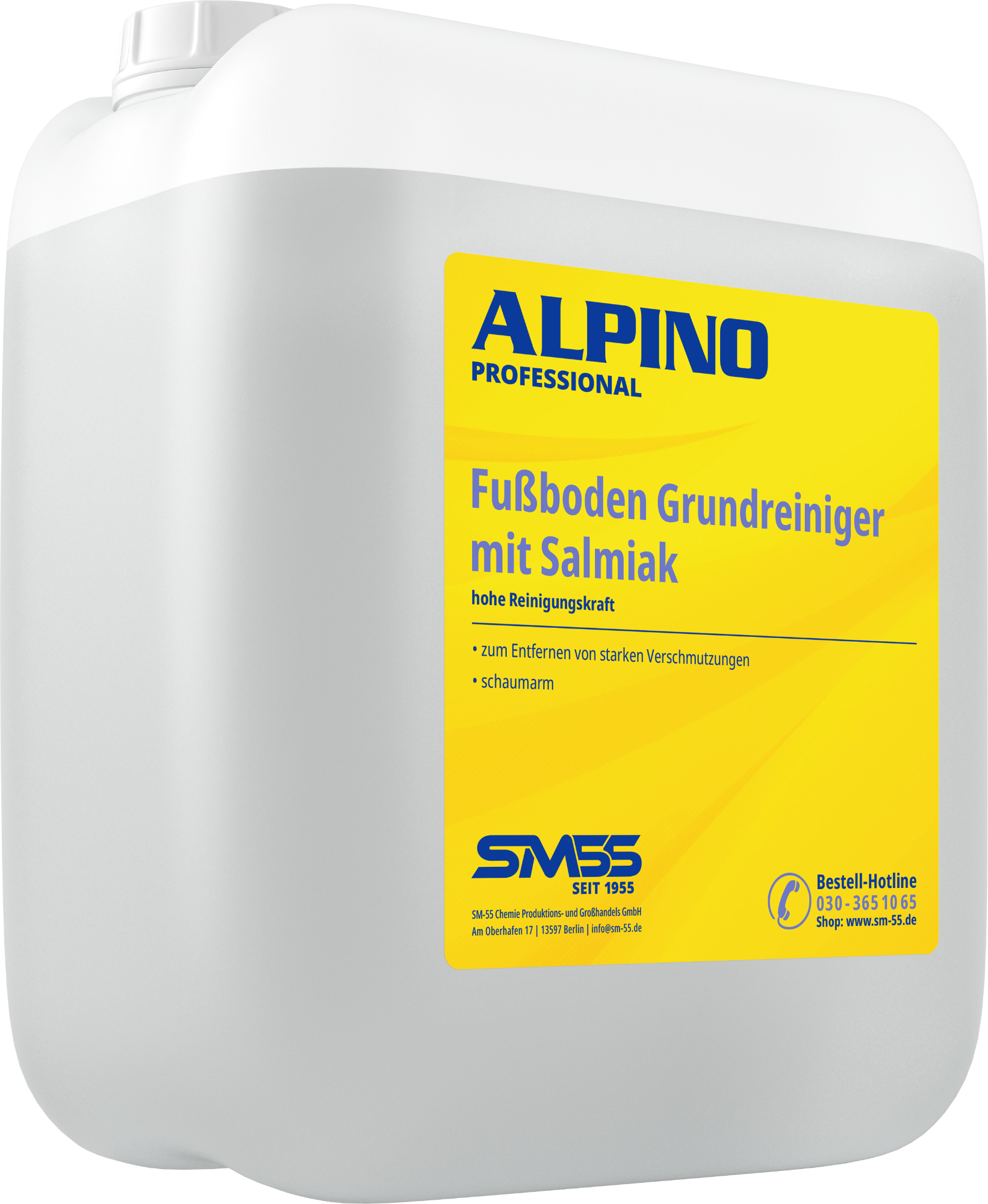 Fußboden Grundreiniger mit Salmiak 10L