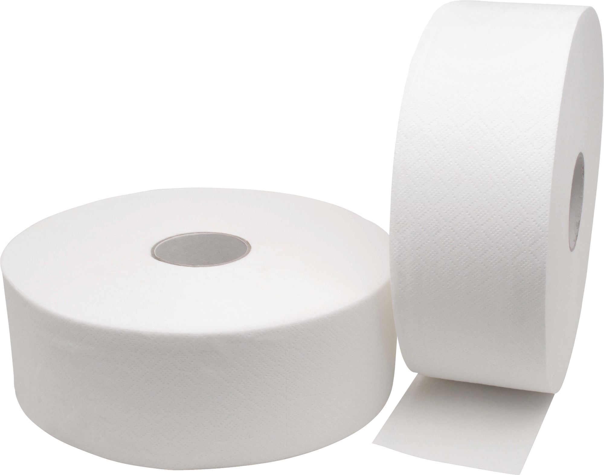 Jumbo Großrollen Toilettenpapier Tissue weiß 2lg 6 Rollen