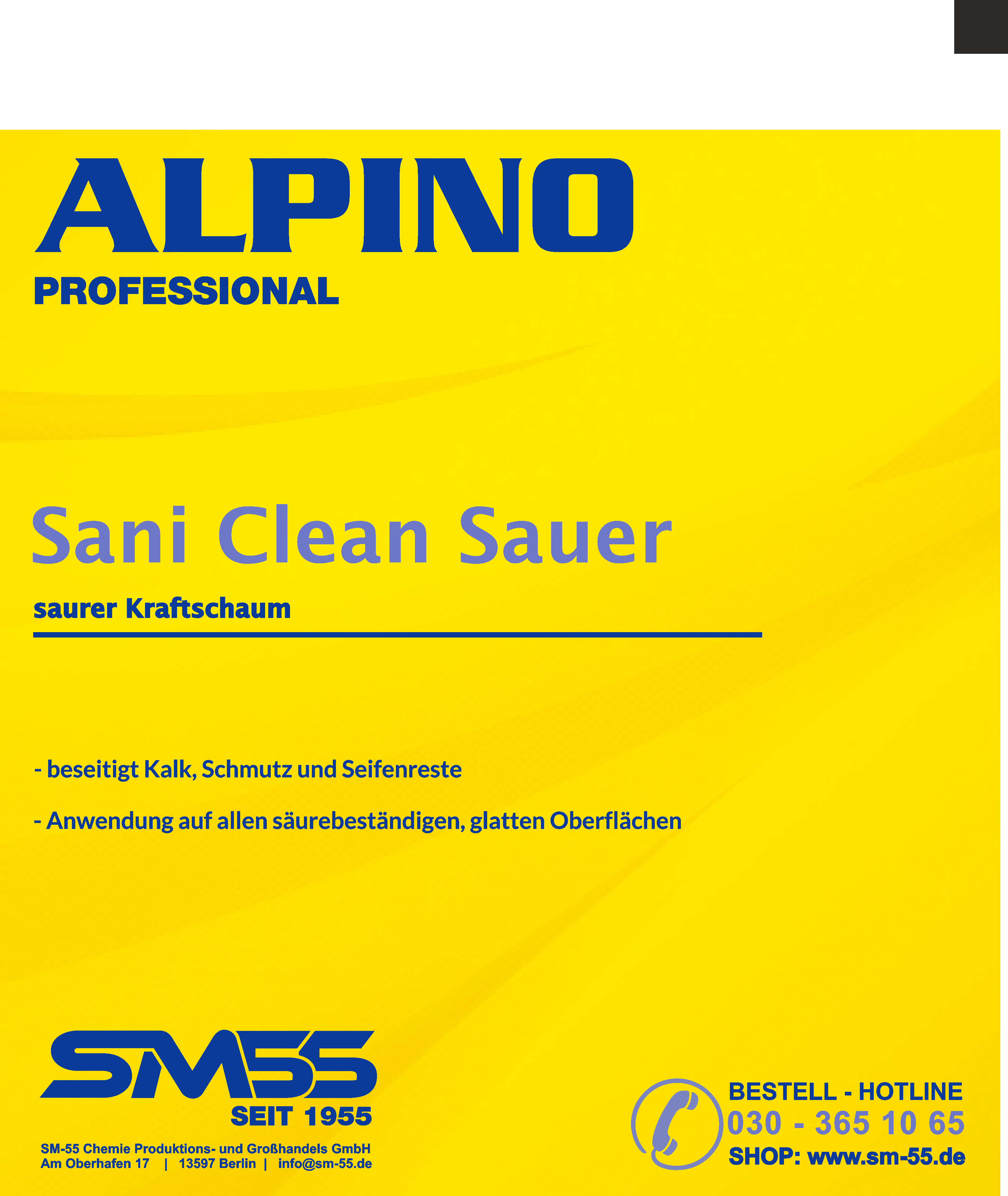 Sani Clean Sauer inkl. Nachfüllflasche