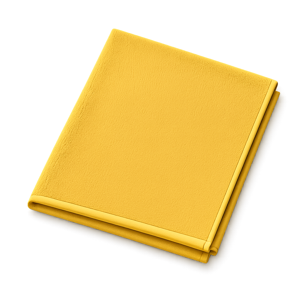 Microfaser-Tuch 40x40 gelb