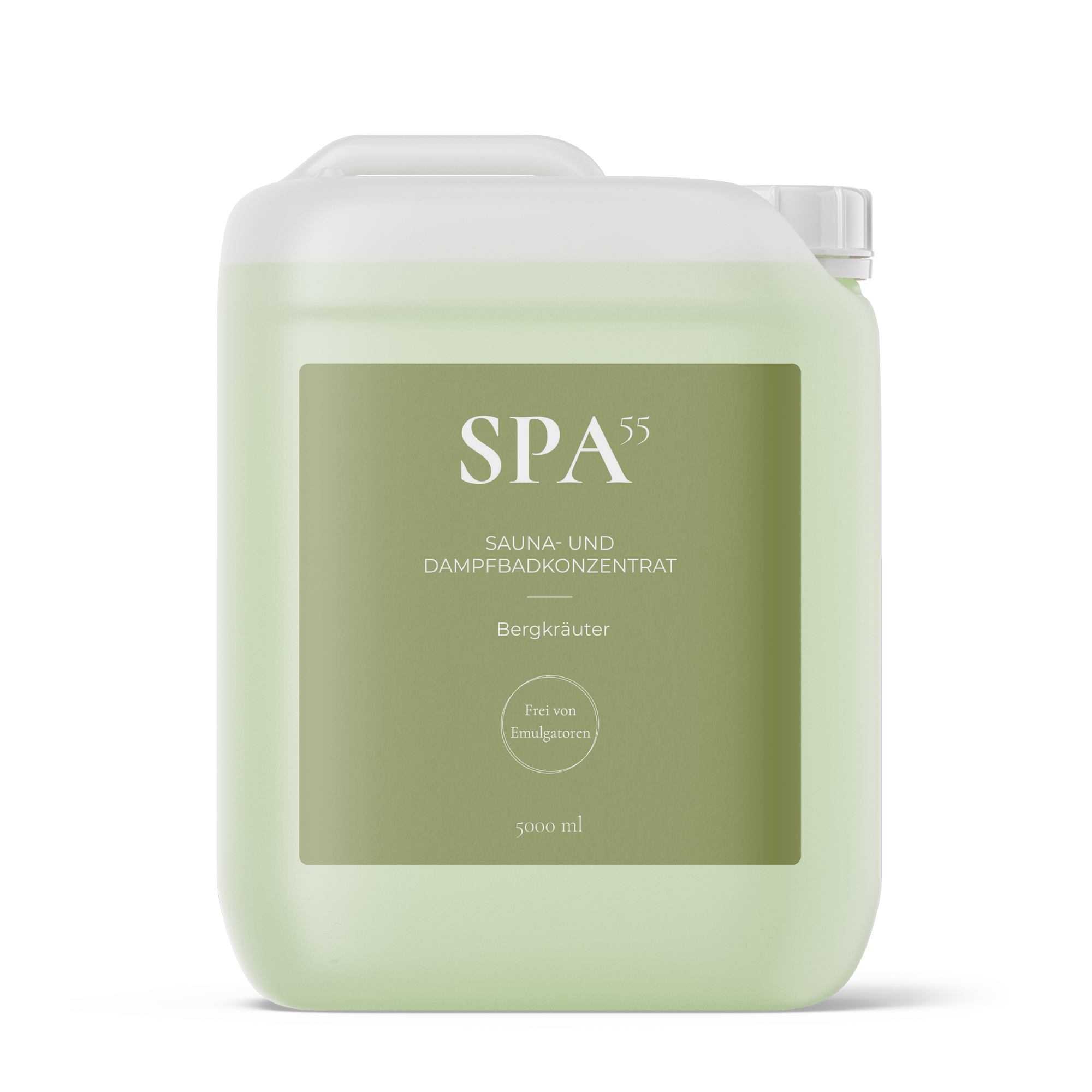 SPA55 Sauna-Dampfbad Konzentrat Bergkräuter 5L