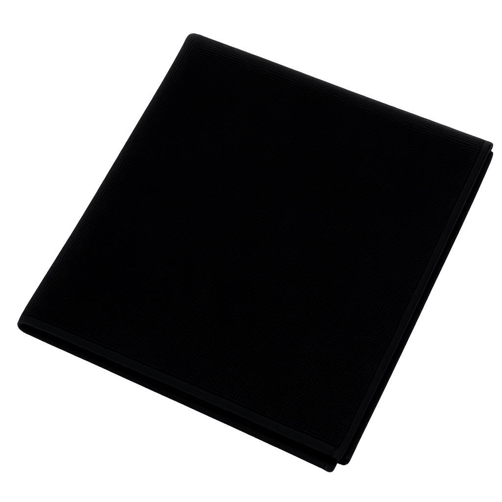 Microfaser-Tuch 40x40 schwarz