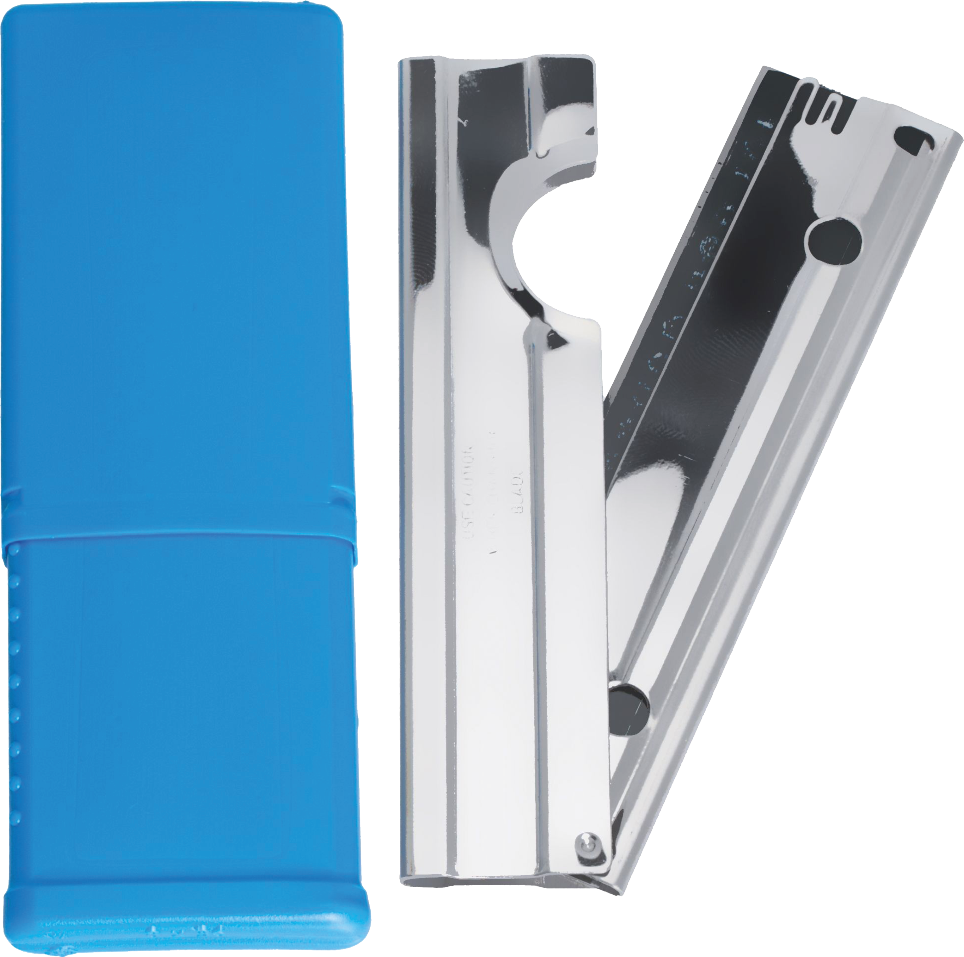 1 Stück Klingenhalter und 10 Klingen im Etui