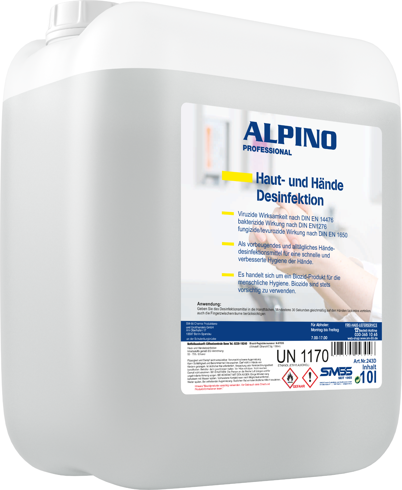 Alpino Haut- und Hände Desinfektion
