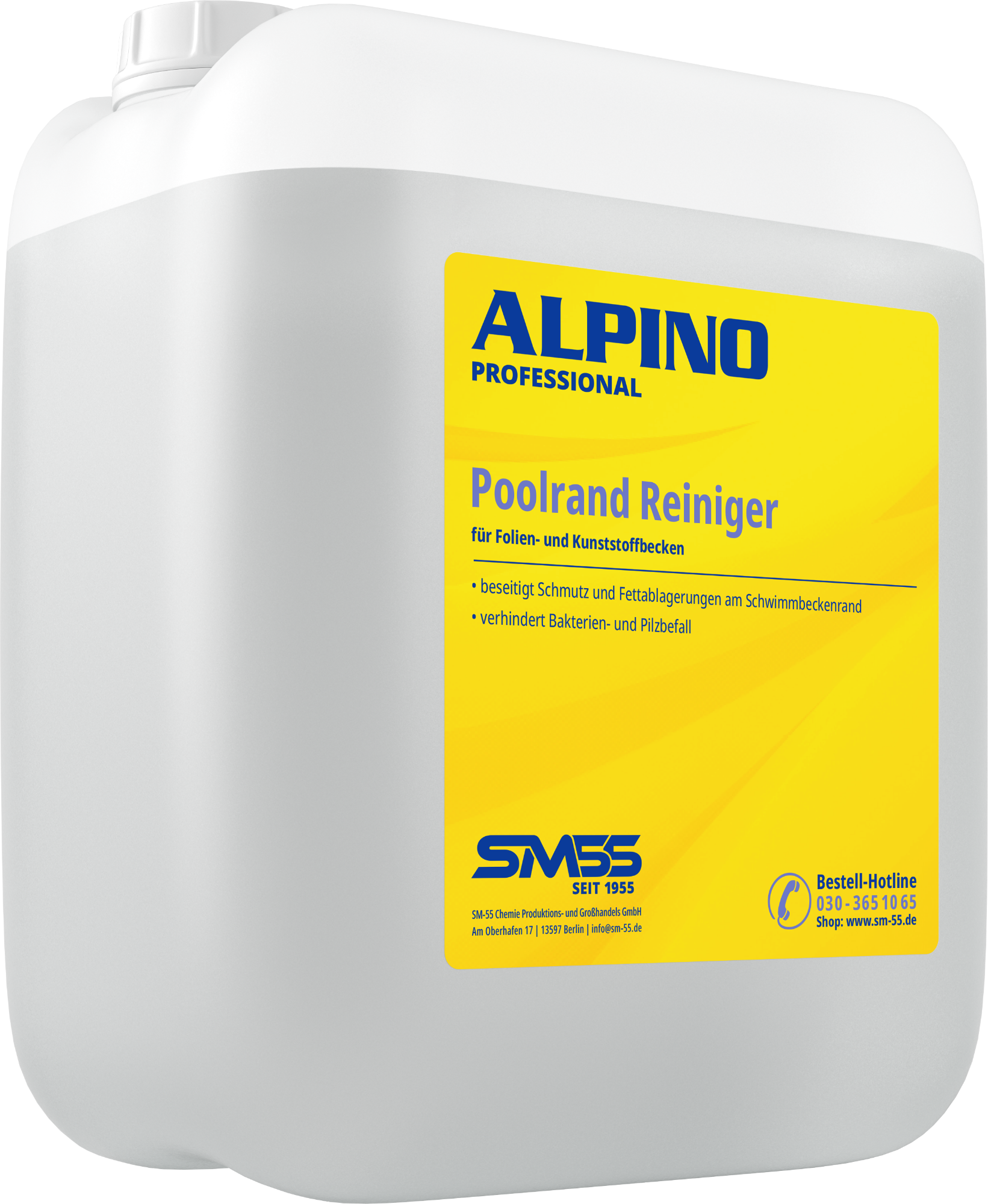 Poolrand Reiniger 10L incl.Nachfüllflasche