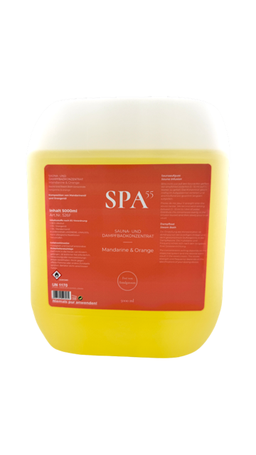 SPA55 Sauna-Dampfbad Konzentrat Mandarine & Orange 5L