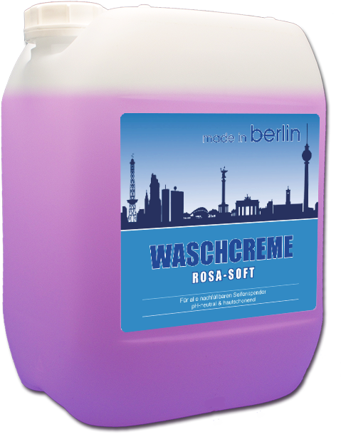 Waschcreme Rose Soft "made in BERLIN" 10L