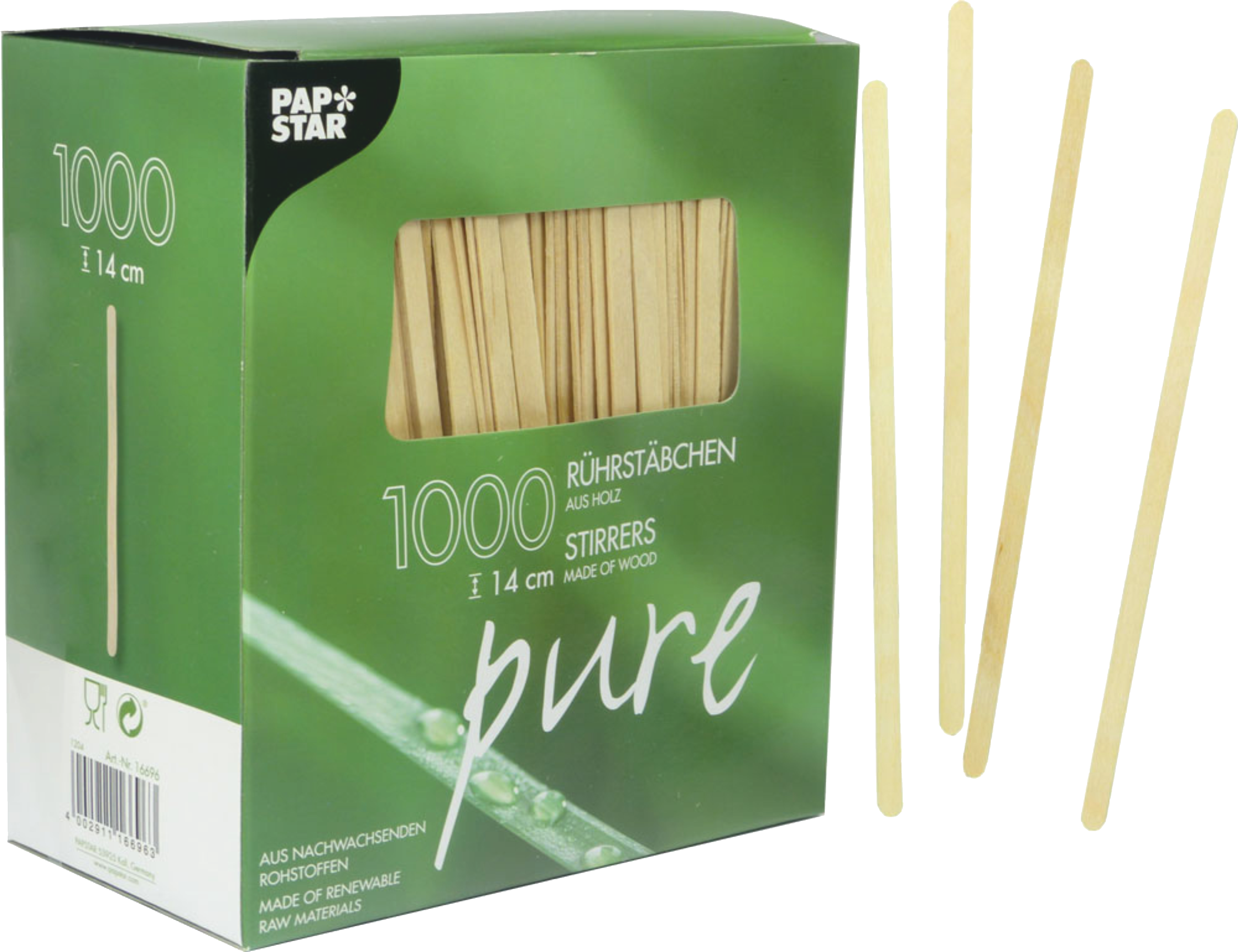 Rührstäbchen aus Holz 1000St.