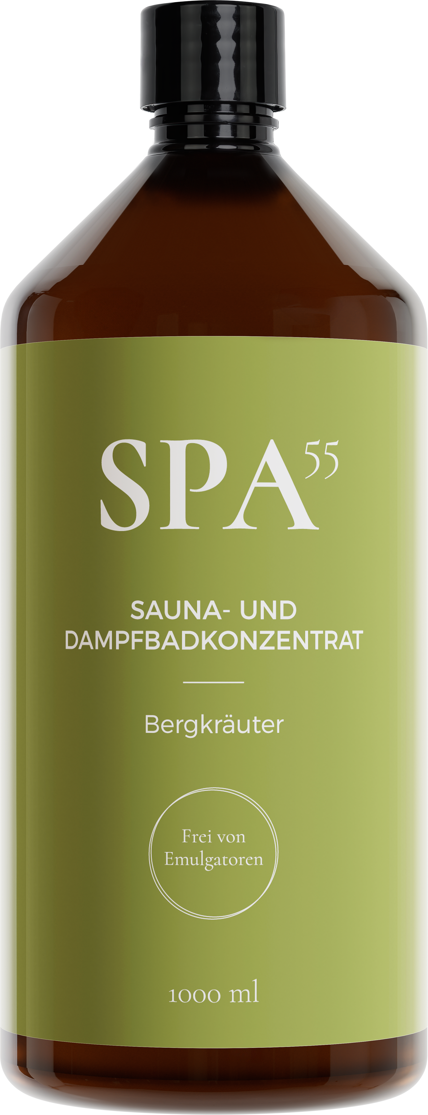SPA55 Sauna-Dampfbad Konzentrat Bergkräuter 1L